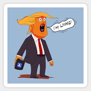 Trump "I'm Lying" cartoon Magnet